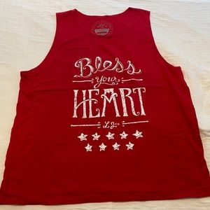 XL Lauren James Bless Your Heart Tank